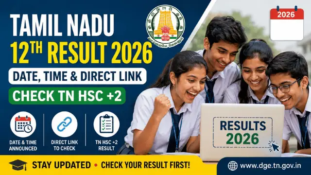 Tamil Nadu 12th Result 2026 Date